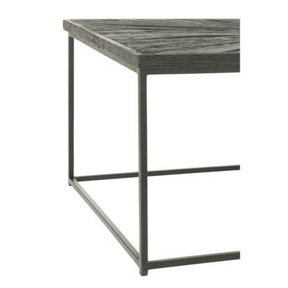 Table basse Shanil Bois/Fer Noir J-Line