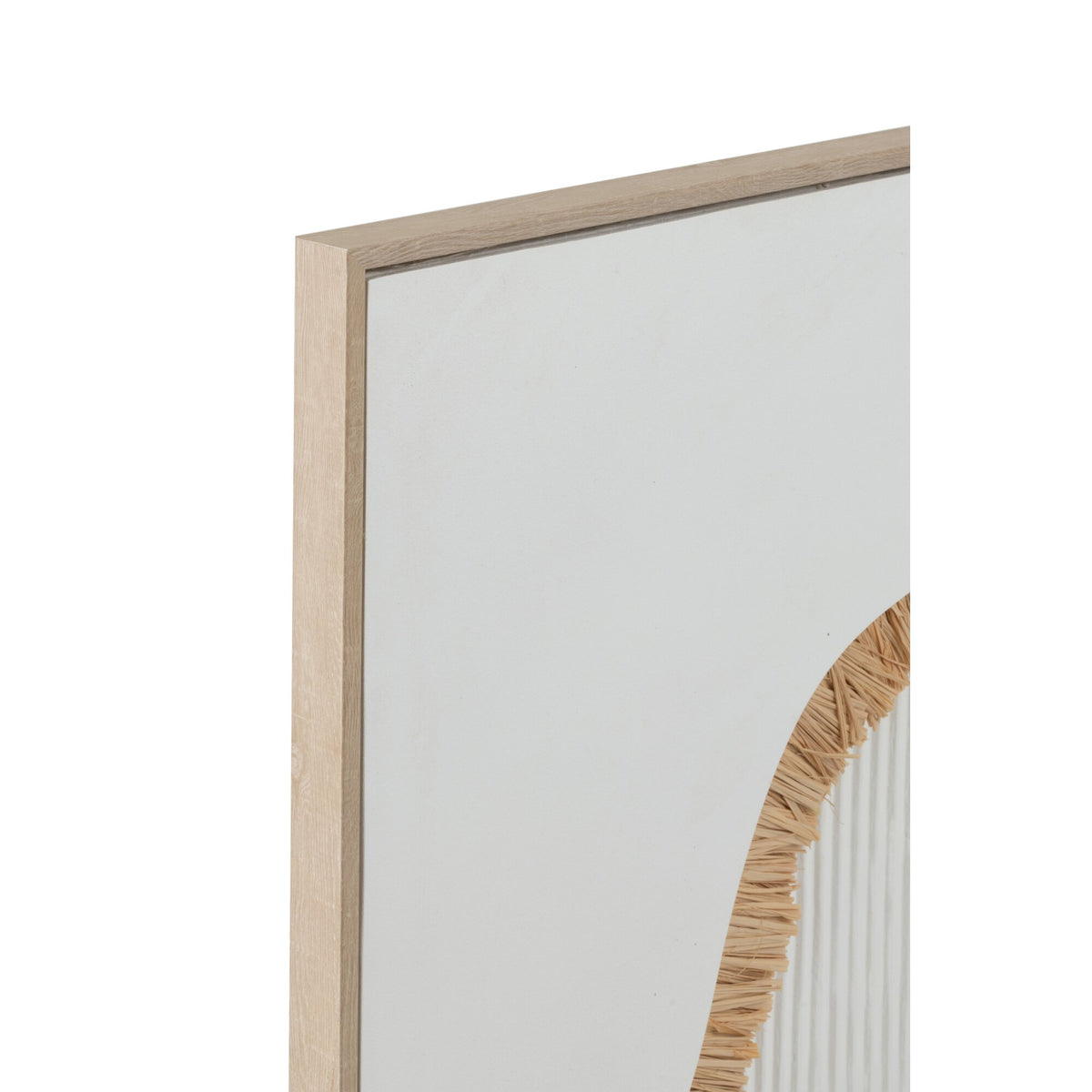 Tableau Foin sur toile blanche, lot de 2 J-Line