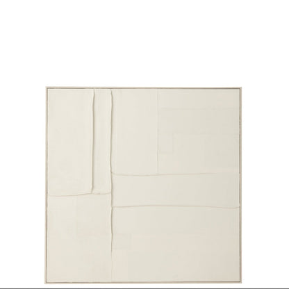 Tableau Log en toile/bois de pin blanc J-Line