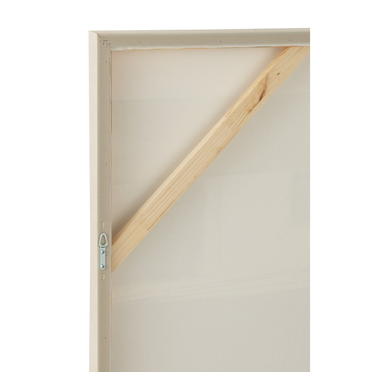Tableau Log en toile/bois de pin blanc J-Line