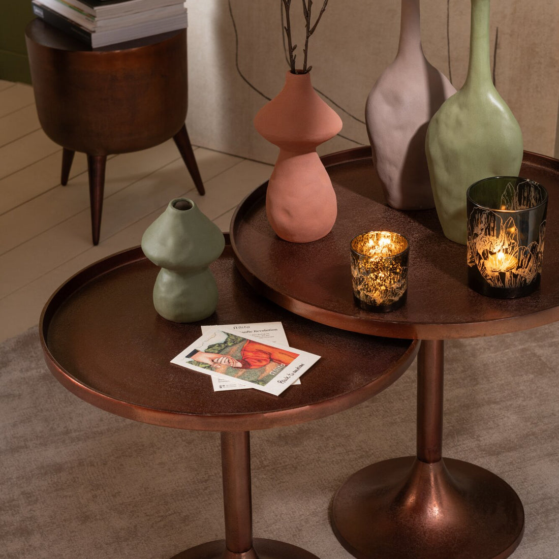 Lot de 2 tables d&