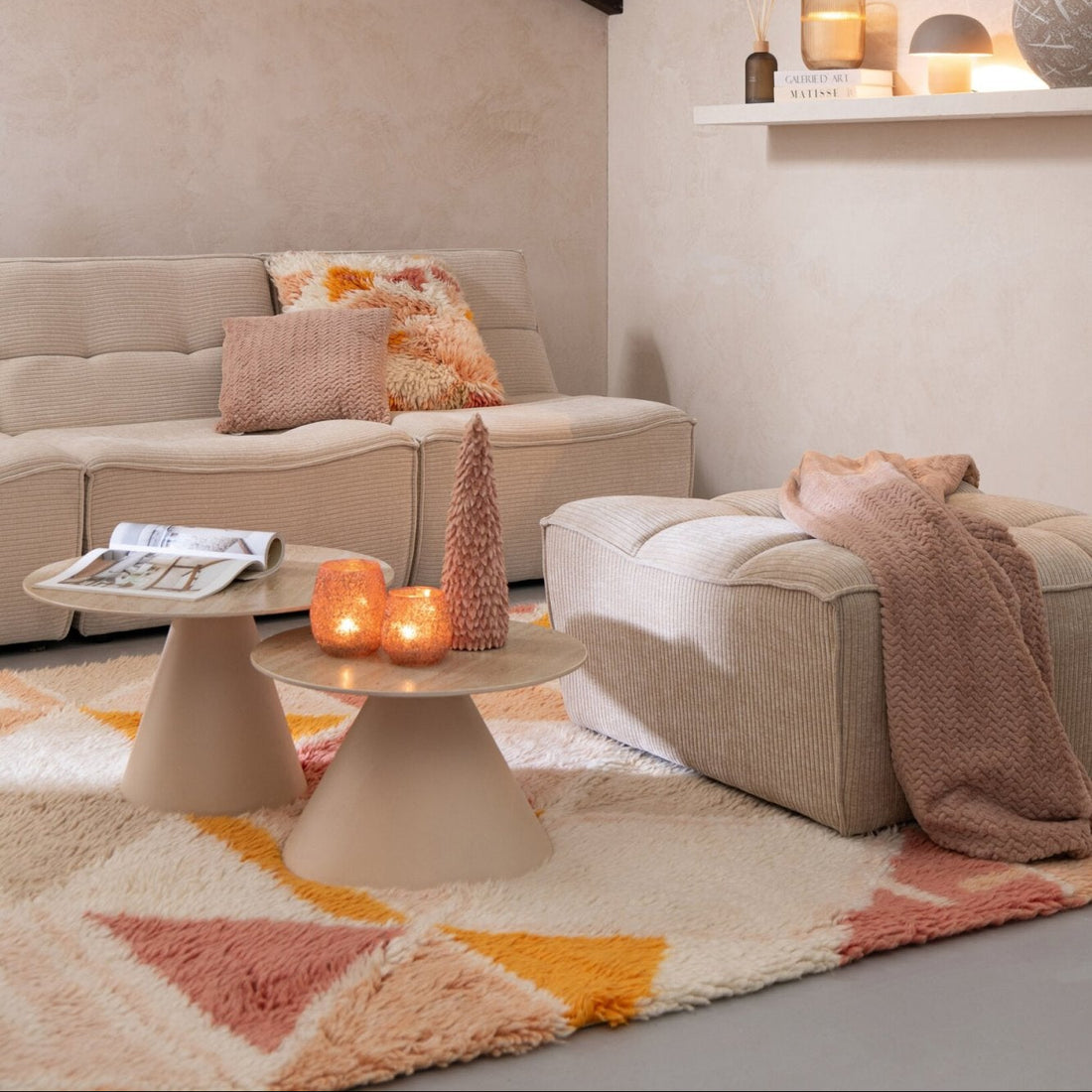 Lot de 2 tables d&