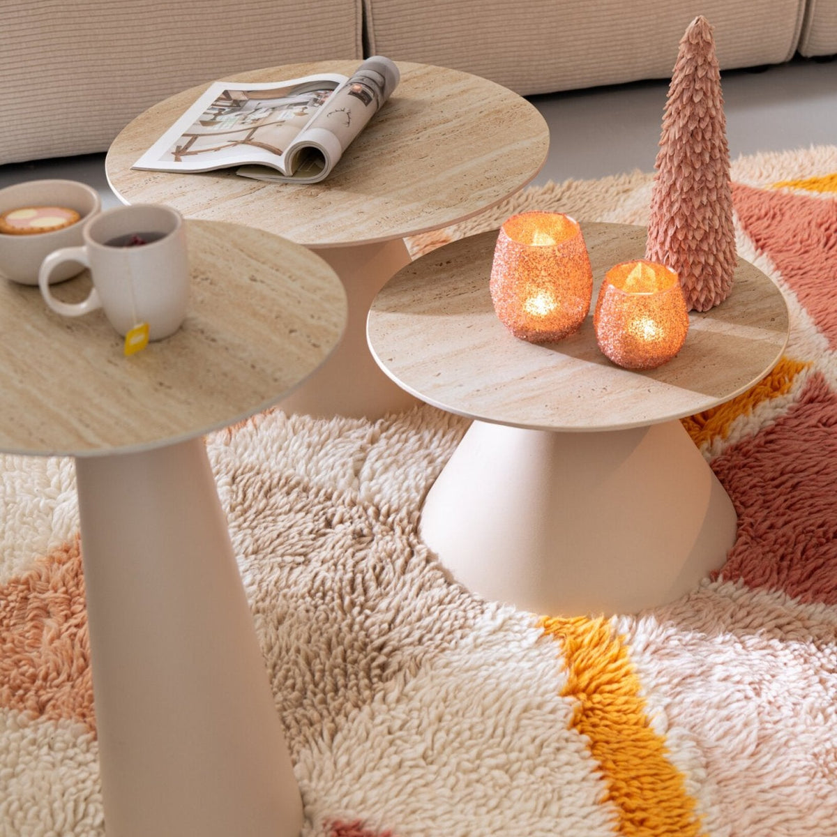 Lot de 2 tables d&