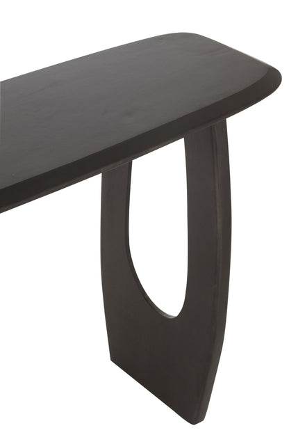 Sidetable Mark Mangohout Zwart - Sidetable - J-Line - livinglovely.nl