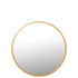Spiegel Mona Rond Ijzer/Glas Goud Large - Spiegel - J-Line - livinglovely.nl