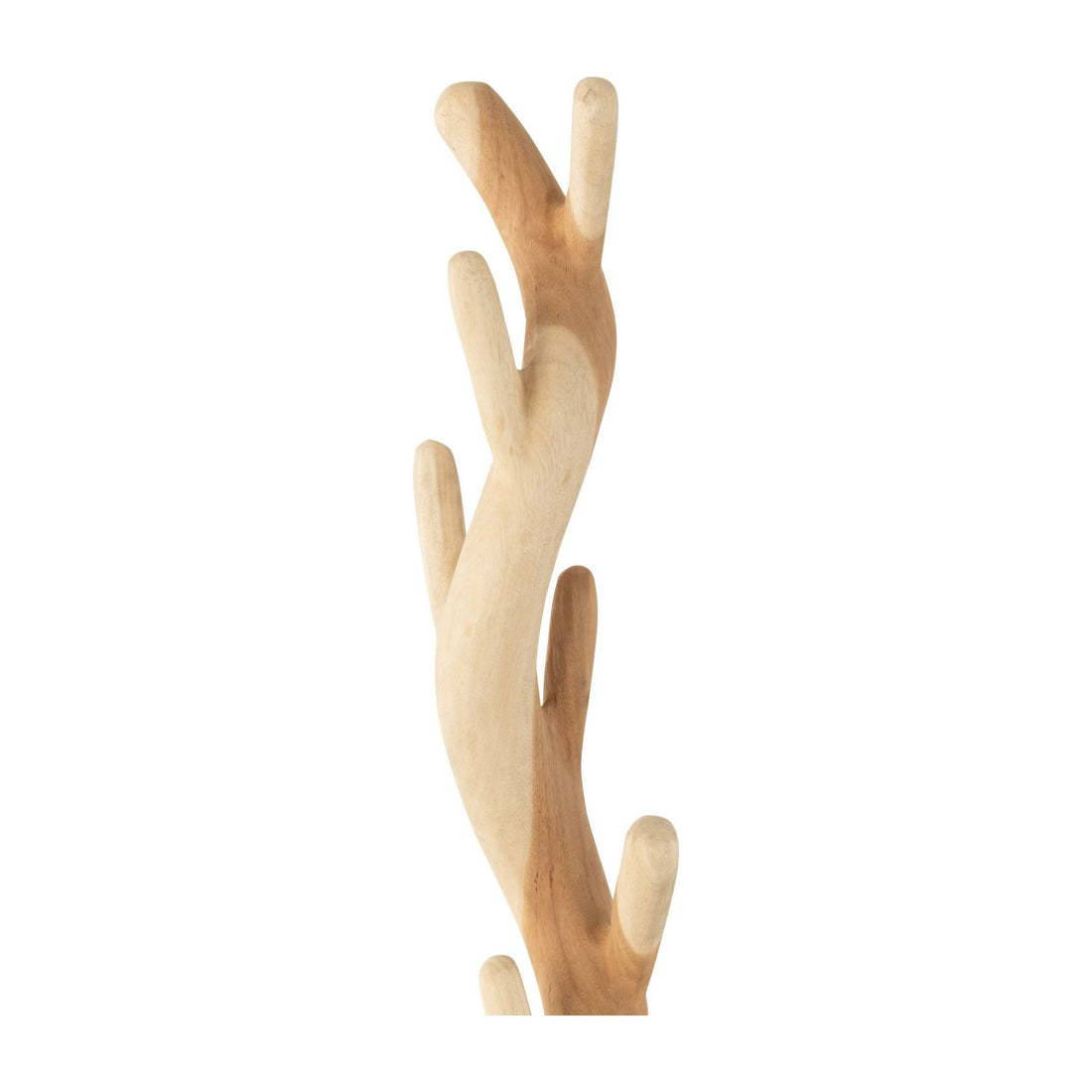 Porte-manteau sur pied en teck naturel J-Line