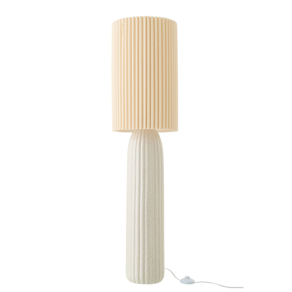 Lampadaire Esmee Céramique Blanc Cassé Large Ligne J