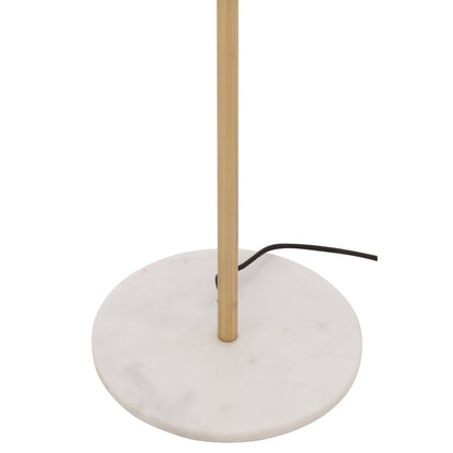 Lampadaire Métal/Marbre Or J-Line