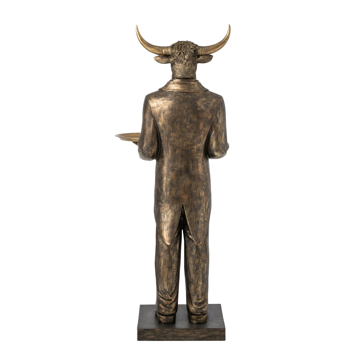 Stier Serveur Polyrésine Marron foncé H165cm J-Line