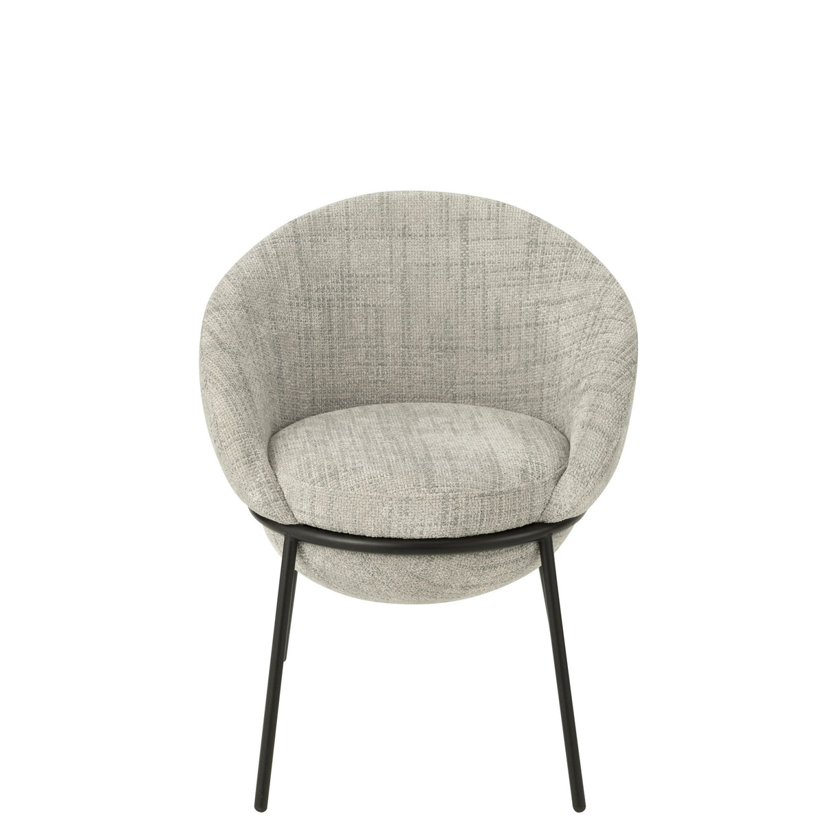Stoel Ijzer Grijs/Zwart- J-Line