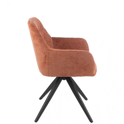 Stoel Louna Ijzer/Acryl Peche J-Line