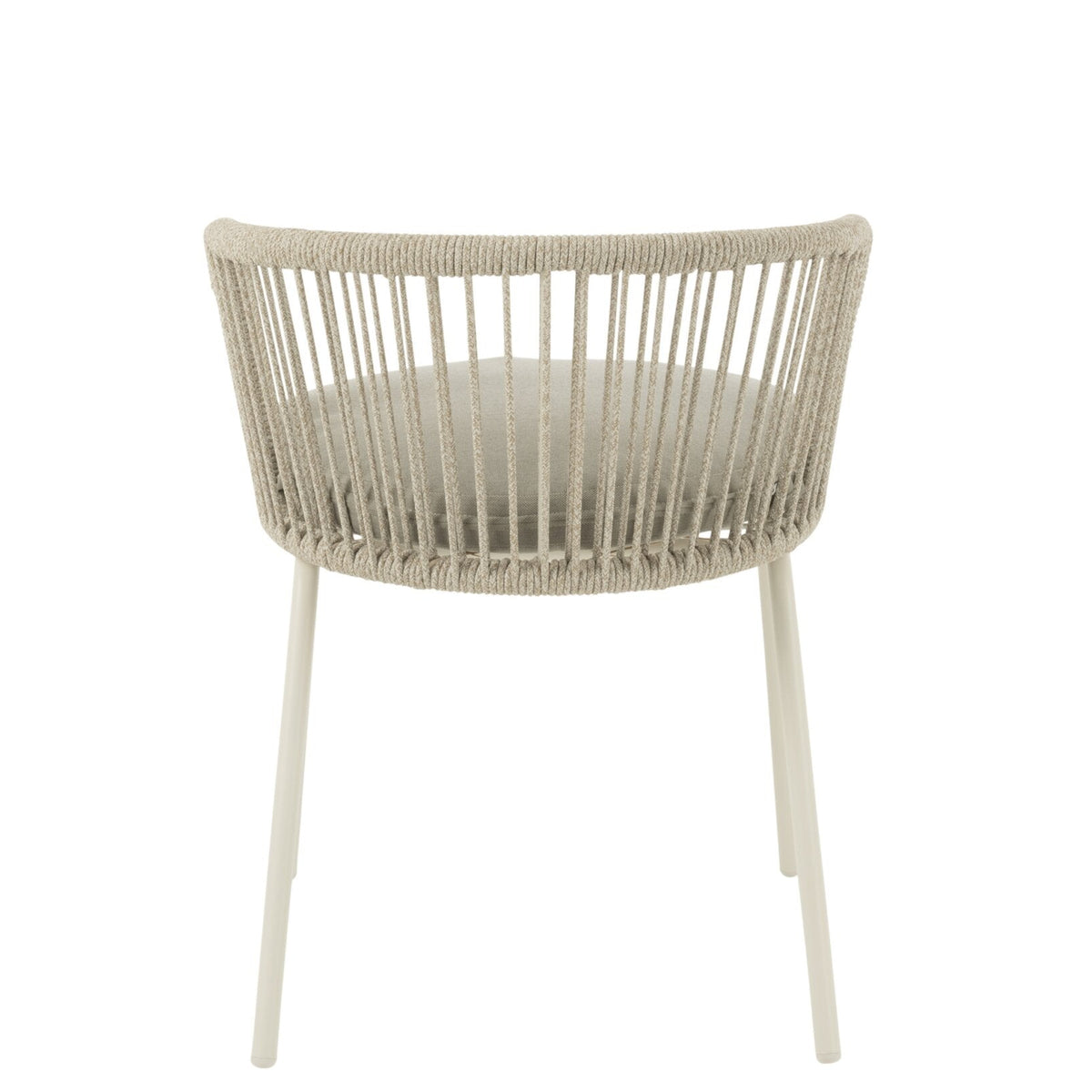 Chaise Toa Métal/Corde Grise J-Line