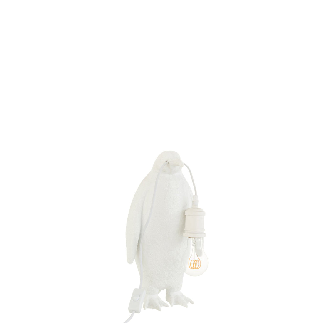 Lampe de table Pingouin Résine Blanche Petite J-Line