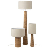 Tafellamp Schroefdraad Wijd Hout Naturel Grijs J-Line
