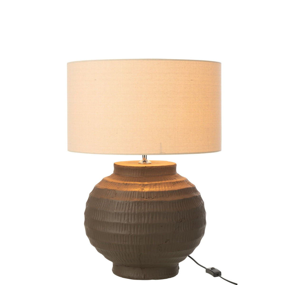 Tafellamp Terracotta Bruin J-Line