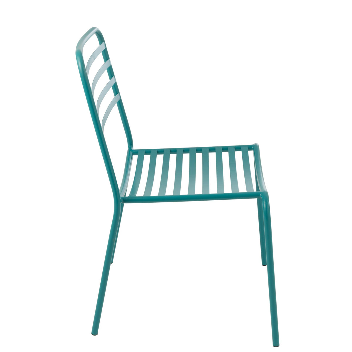 Chaise de jardin Dedi Turquoise Métal J-Line