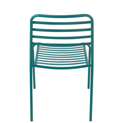 Chaise de jardin Dedi Turquoise Métal J-Line