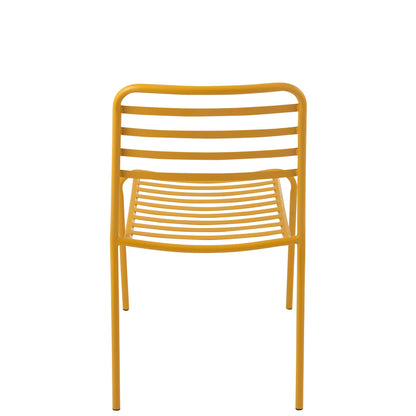 Chaise de jardin Métal Jaune J-Line