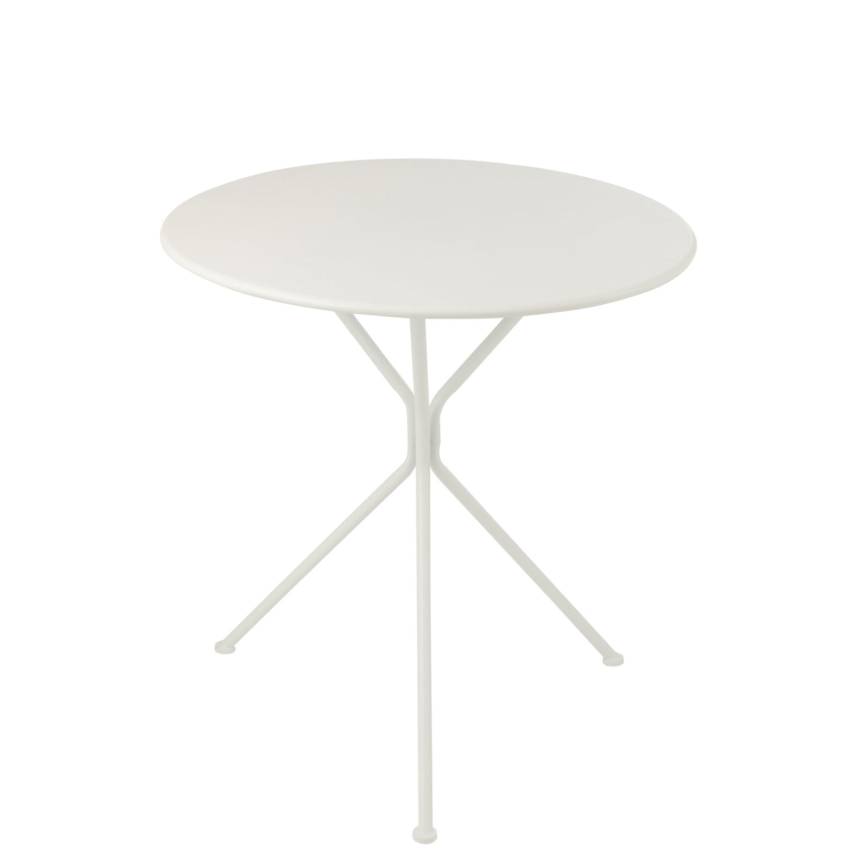 Table de jardin Tripod Ronde Métal Blanc Large J-Line