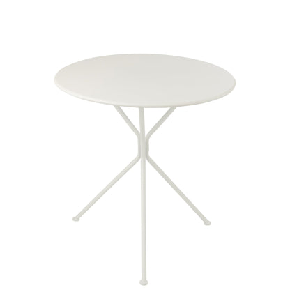 Table de jardin Tripod Ronde Métal Blanc Large J-Line