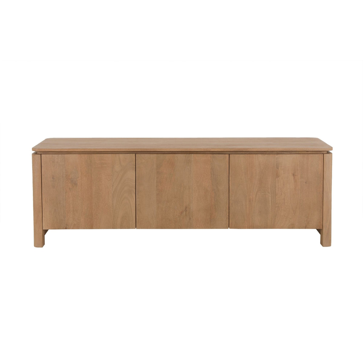 Mangohouten TV-meubel Dallas van Starfurn met warme naturel afwerking