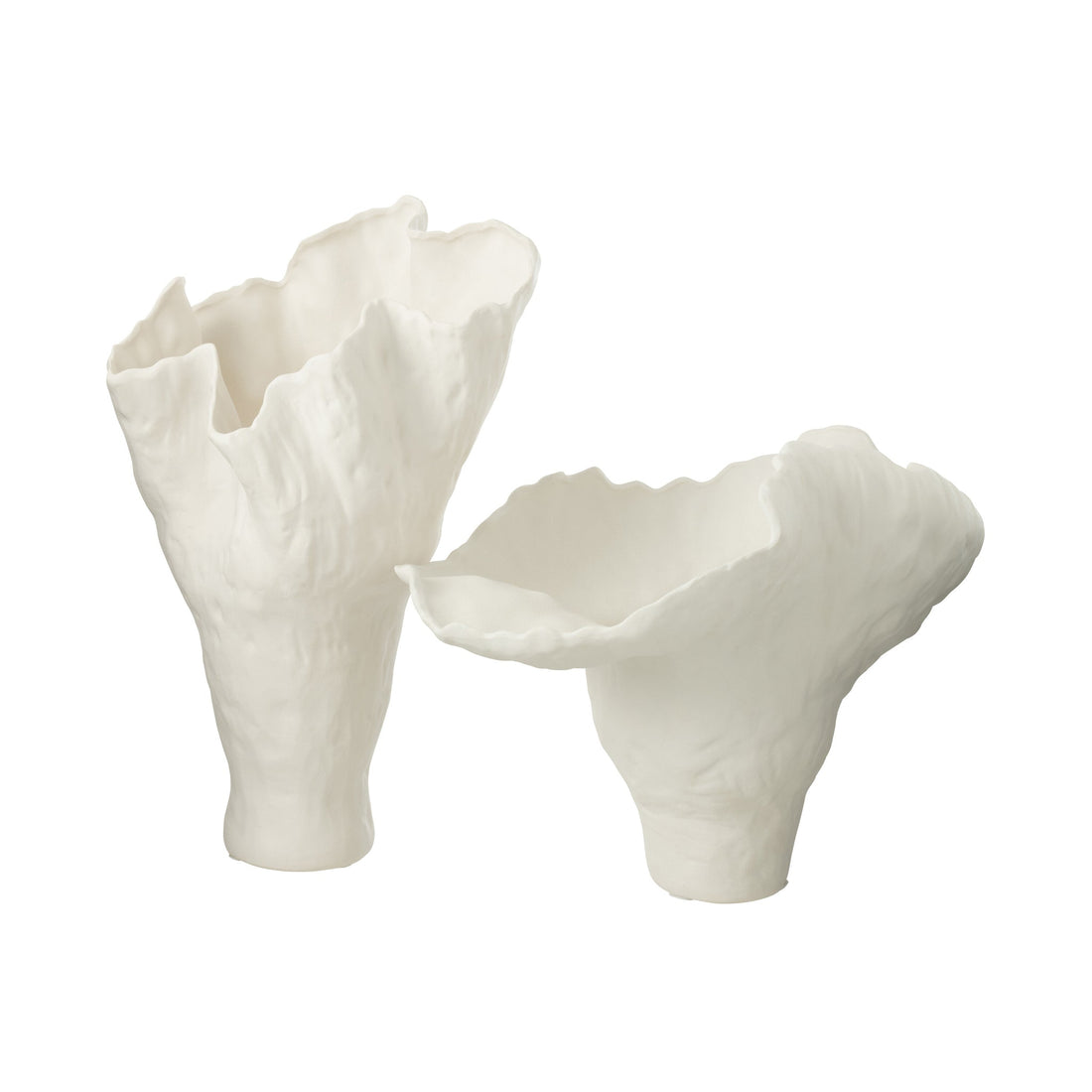 Vase Corolla Large Céramique Blanc J-Line