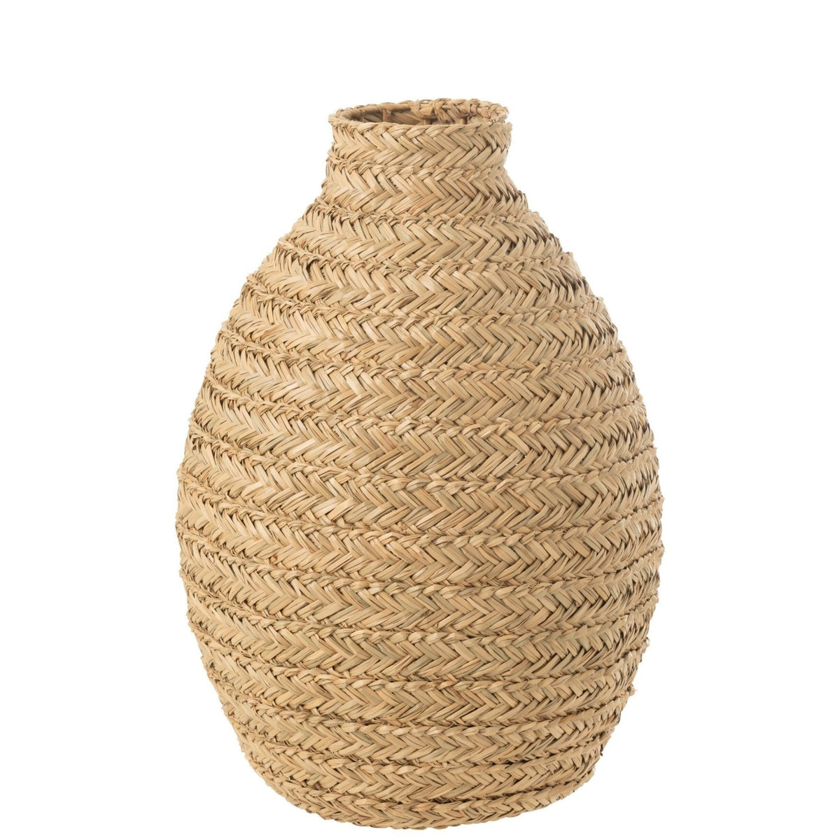Vase Tressé en Jute Naturel Large J-Line
