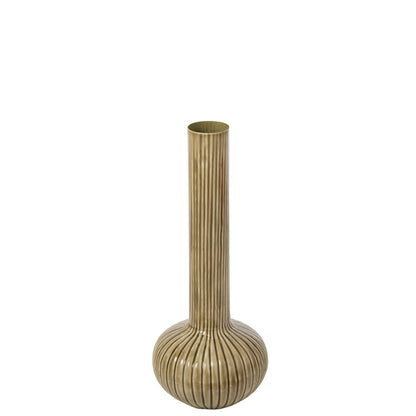 Vase en fer vert olive Large J-Line