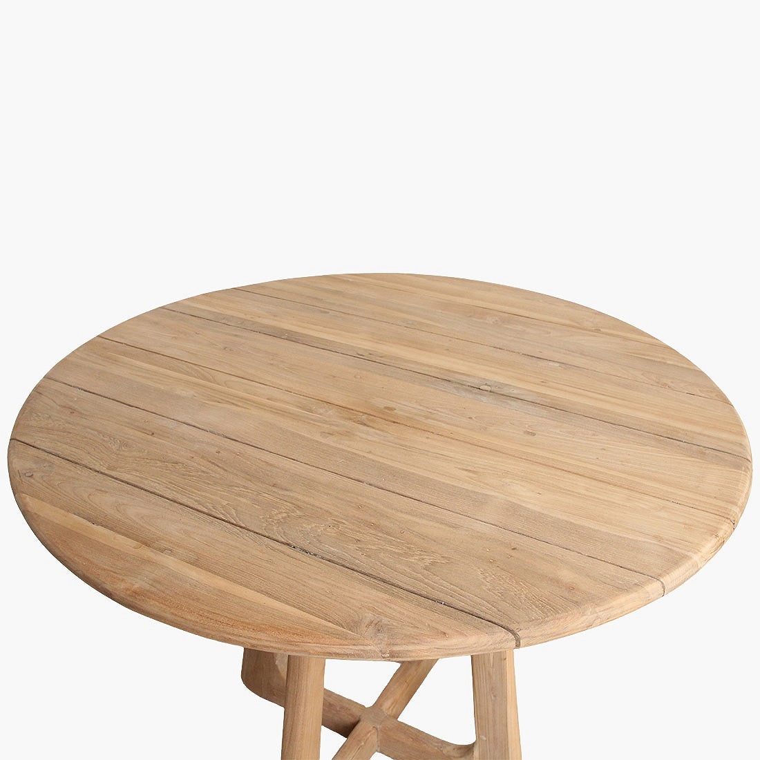 Verano Teakhouten Eettafel Outdoor Ø100cm Raw Materials - Eetkamertafel - Raw Materials - livinglovely.nl