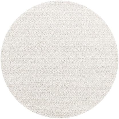 Vloerkleed Nirvana Wol Polyester Ivoor Rond 200cm van MUST Living, volledig in beeld op een neutrale achtergrond