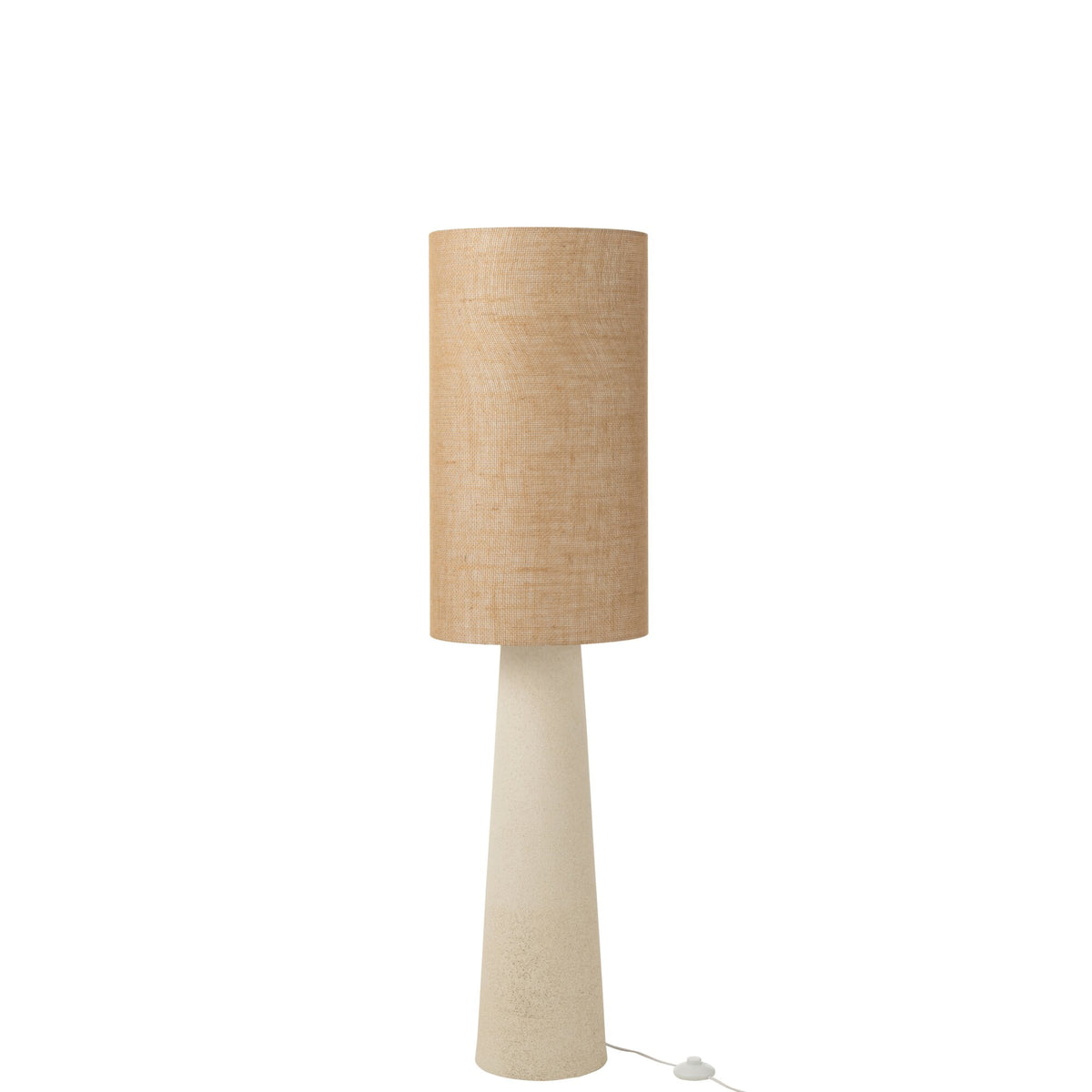 Lampadaire Ava Fibre de verre/Jute Naturel Petit H140cm J-Line