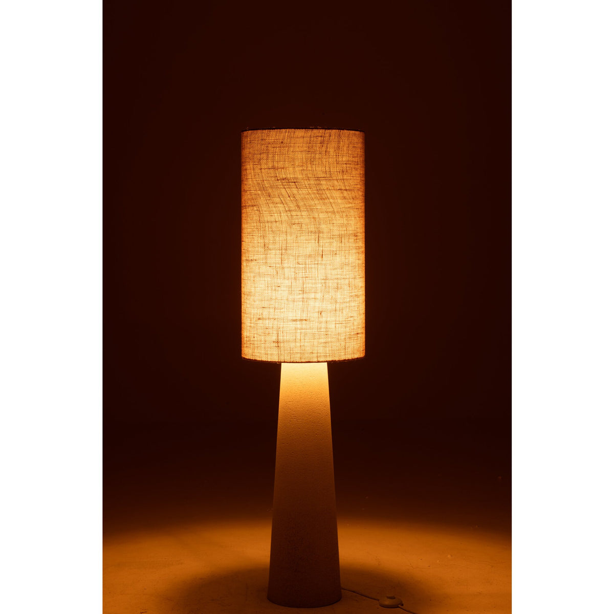 Lampadaire Ava Fibre de verre/Jute Naturel Petit H140cm J-Line