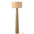 Vloerlamp Paraplu Ailanthus Hout Naturel 48x48x157cm - Vloerlamp - J-Line - livinglovely.nl