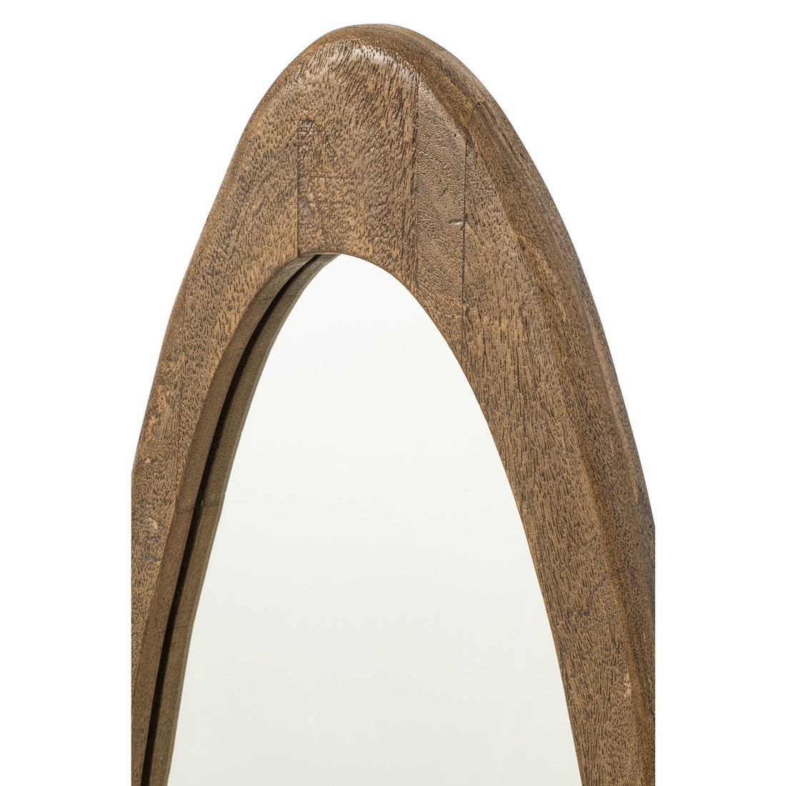 Miroir mural en bois de manguier brun foncé J-Line