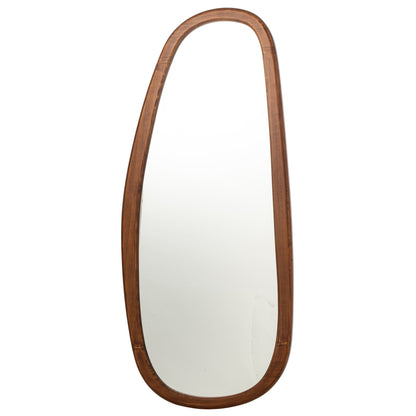 Miroir mural Noyer Marron foncé 80x180cm J-Line