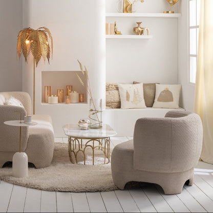 Fauteuil 1 place en maille Tex/Ht blanc J-Line