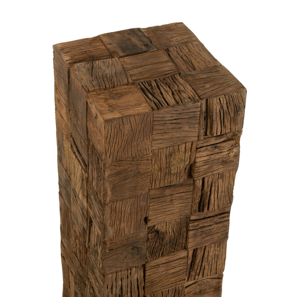 Colonne Bois Recyclé Naturel Moyen J-Line