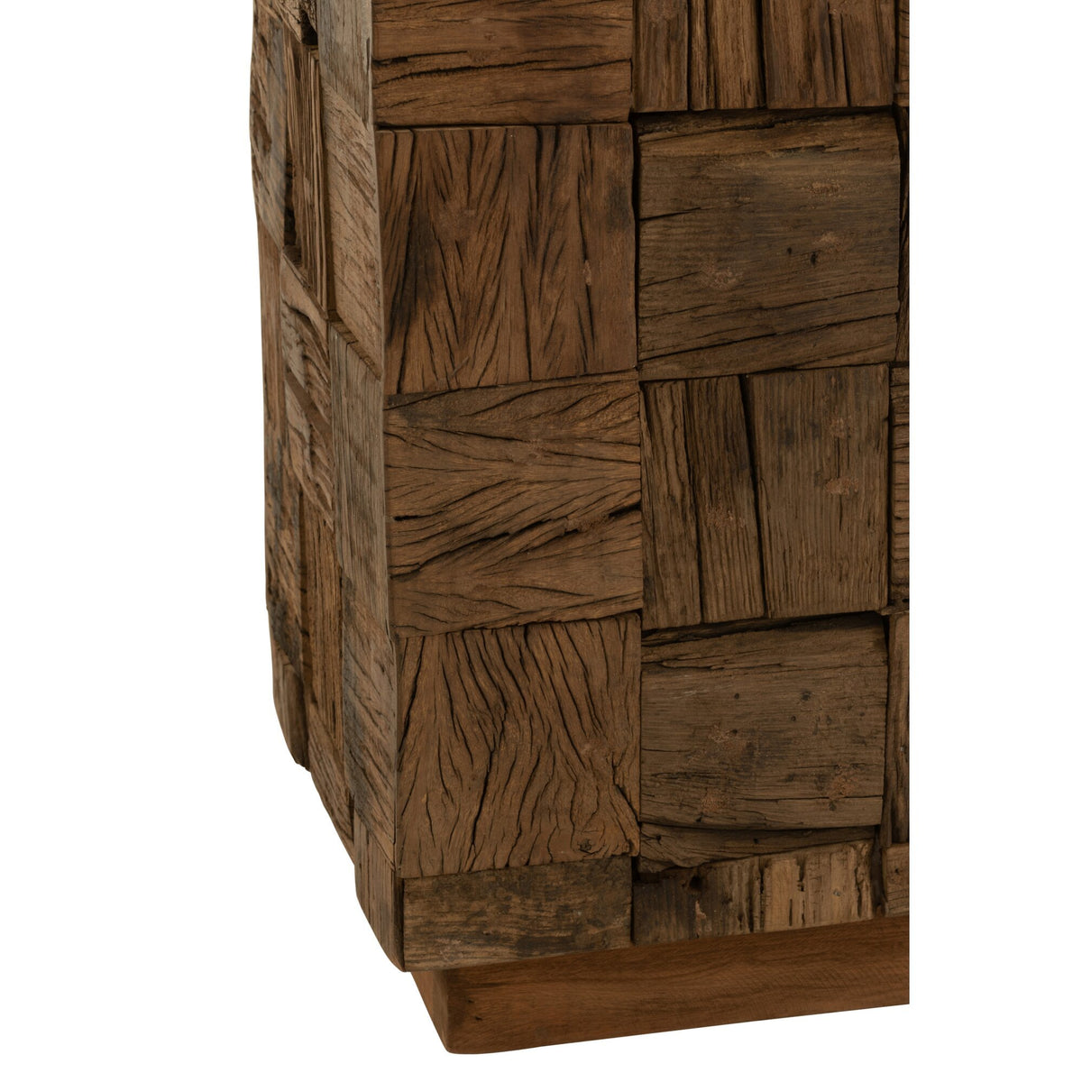 Colonne en bois recyclé naturel petite J-Line